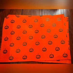 🎃 Set of Jack-o'-Lantern Placemats 🎃
